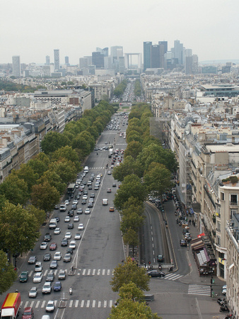 Views from the Arc de Triomphe